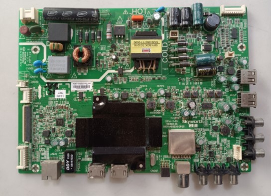 Skyworth 5800-A8S630-0P30 original disassembly motherboard 32E510E with screen REL320HY HV320WHB