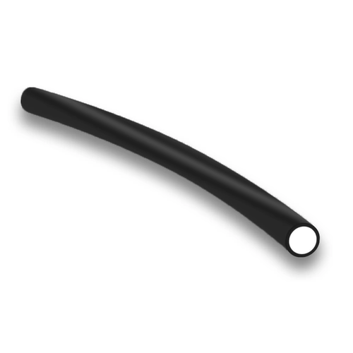 Большой диаметр черный кожаный световой направляющий оптическое волокно сплошное мягкая пластиковая осветительная труба Украшение индикатора освещения Оптическое волокно Оптическое волокно