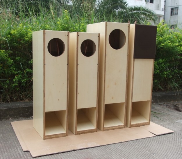 Custom 6.5 inch 8 inch full frequency speaker empty box Custom plywood