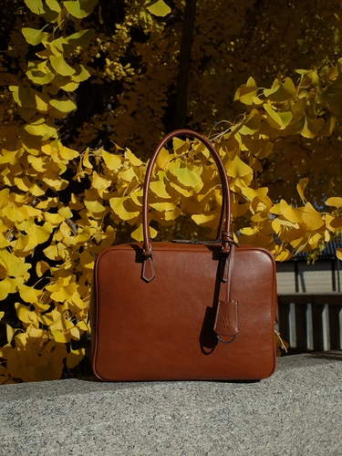 Bounded Смешанная кожаная сумка с пером с большой коммутацией официальной документ пчелиный племен плеч