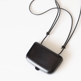 Минималистичный оригинальный картхолдер, сумка через плечо, небольшая сумка, из натуральной кожи, изысканный стиль