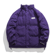 Mulinsen Corduroy Cotton Coat Womens 2024 New Trendy Brand Plus Velvet Thickened Stand Collar Reversible Cotton Coat Couple Coat