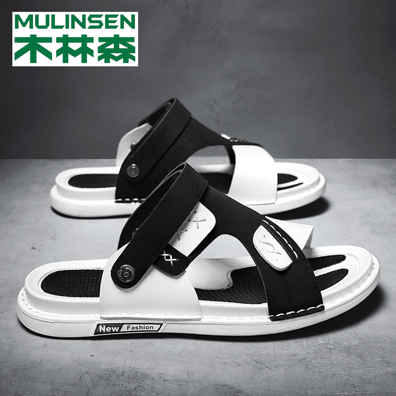 Wood Linson Sandals Sandals Men's Section 2022 New Summer Ins Chains External Wear Dual-use Slippers Men Casual Beach Sandals