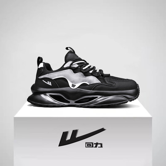 Pull Back Men's Shoes 2025 Summer New Dad Shoes Thick Soles Increased Youth Students Casual Running Sports Shoes