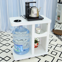 Creative simple coffee table sofa side table movable coffee table living room side few kung fu tea table corner coffee table