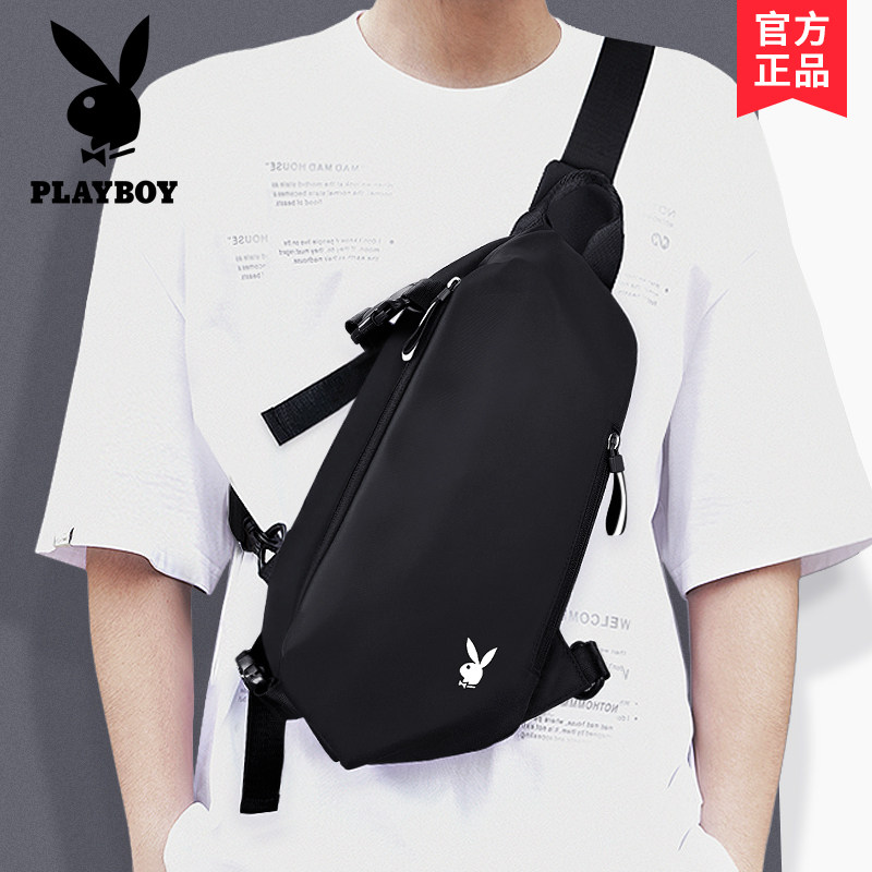 Flowers Playboy Chest Bag Men's Single Shoulder Diagonal Satchel summer Large capacity Fashion Tide Damp Shoulder small Shoulder Bag