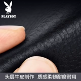 Playboy, мужской вместительный и большой маленький картхолдер, кошелек для водительских прав, из натуральной кожи