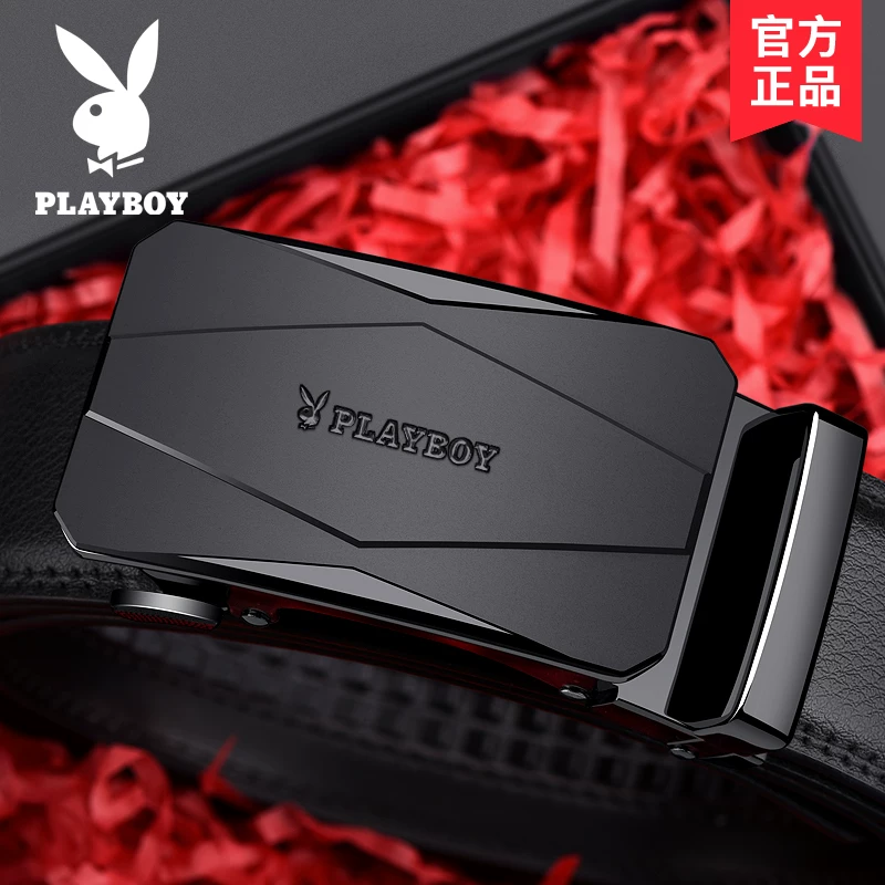 Пояс мужской высокого класса Playboy, кожаные штаны, натуральная кожа