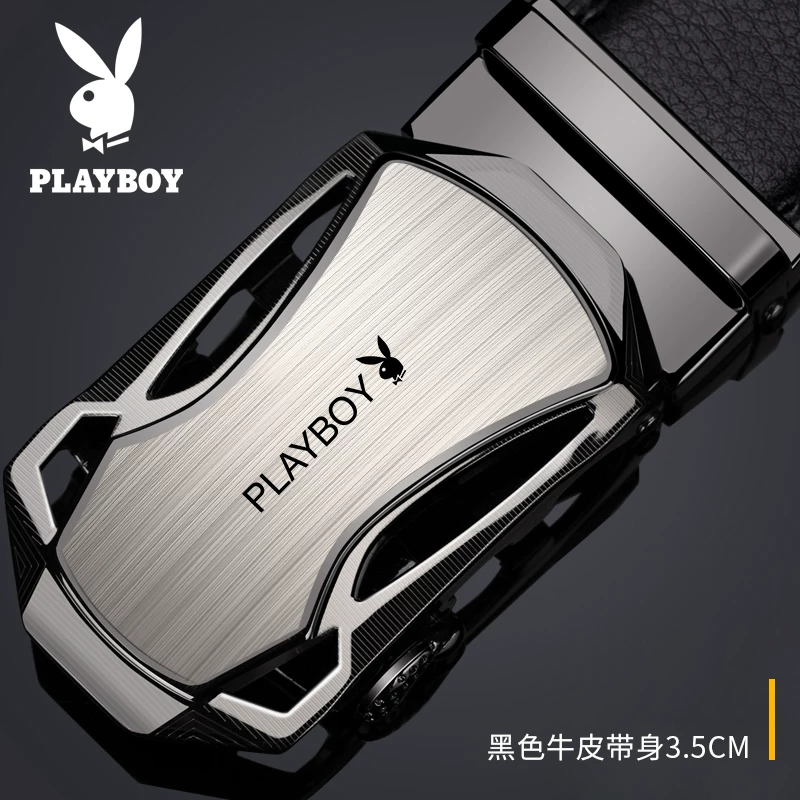 Пояс мужской высокого класса Playboy, кожаные штаны, натуральная кожа