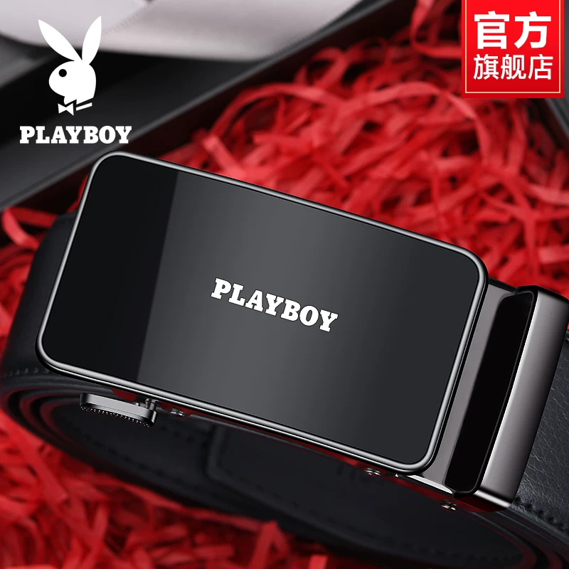 Пояс мужской высокого класса Playboy, кожаные штаны, натуральная кожа