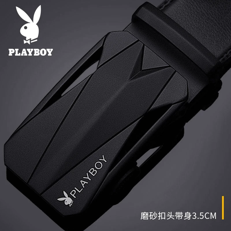 Пояс мужской высокого класса Playboy, кожаные штаны, натуральная кожа
