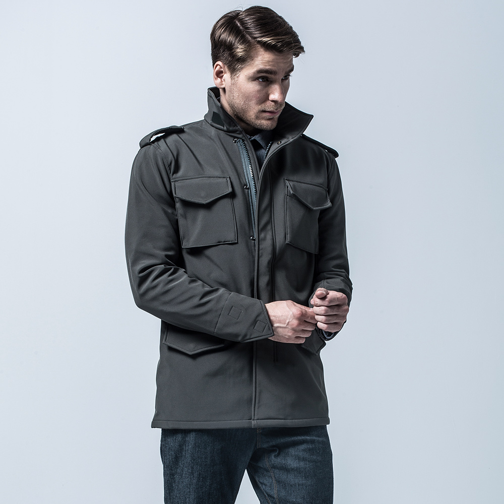 VIPERADE Viper M65 Windbreaker Soft Shell Jacket Men's Outdoor Casual Men's Warm Fleece Jacket