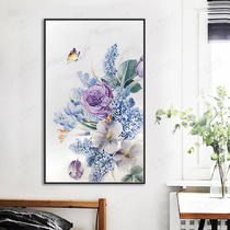 Porch vertical cross stitch 2020 new thread embroidery bedroom self embroidered hand living room small pieces 2021 flower series