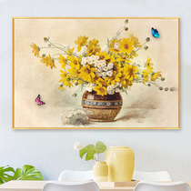 Small Daisy cross stitch flower series 2021 New thread embroidery living room small pieces home full of their own embroidered handmade restaurant