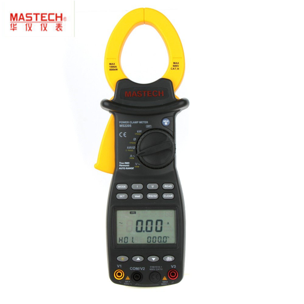Huayi MS2205 three-phase harmonic power meter Huayi original new clamp meter 2205 clamp meter
