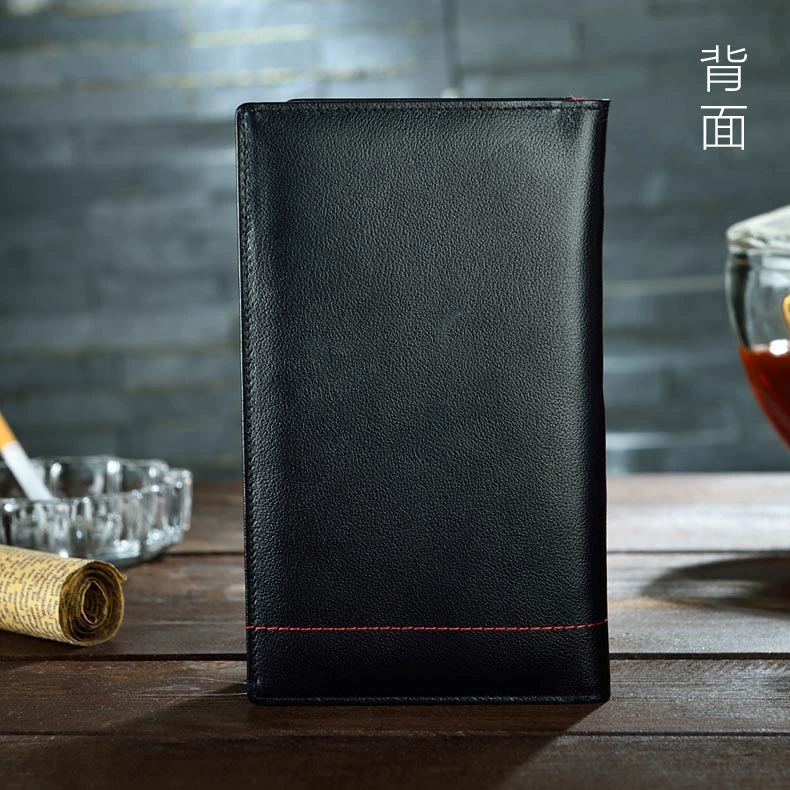 Túi đựng hộ chiếu ID gói da Người giữ hộ chiếu ví để gửi lá chắn NFC tín hiệu chống trộm bàn chải