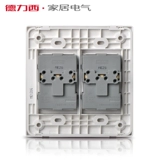 德力西 120 -тип выключатель с разъемной панель