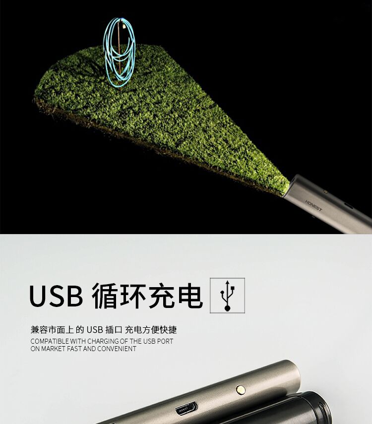 Baicheng dây vonfram chính hãng nhẹ hơn sạc USB với đèn LED kim loại đa chức năng bật lửa điện tử để phát triển chữ bật lửa khò xịn
