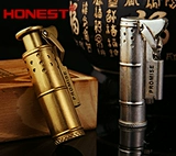 Ретро старомодная латунная креативная классическая ветрозащитная зажигалка на керосине, ностальгия