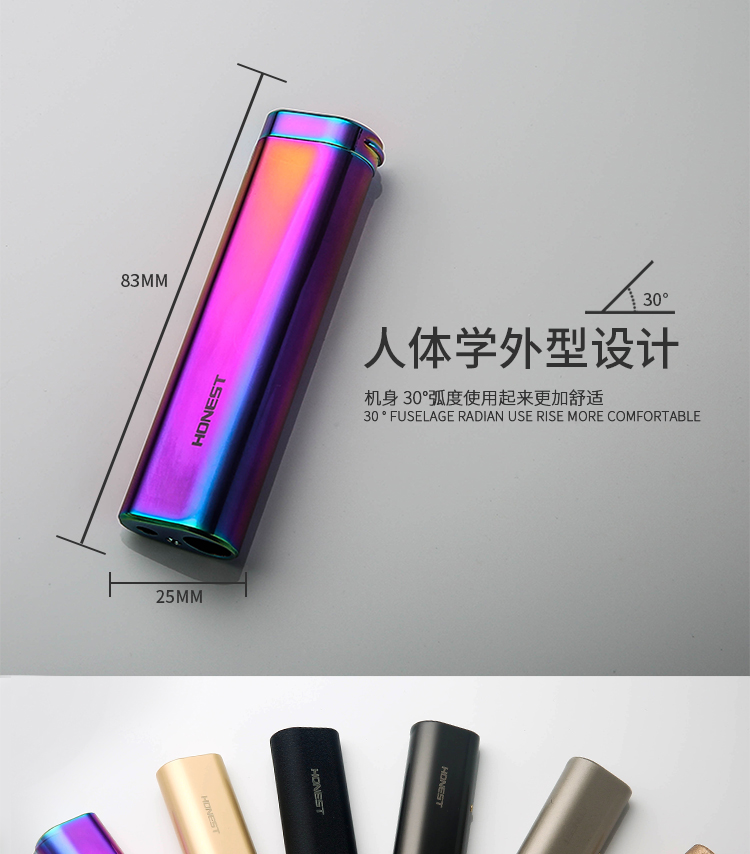 Baicheng dây vonfram chính hãng nhẹ hơn sạc USB với đèn LED kim loại đa chức năng bật lửa điện tử để phát triển chữ bật lửa khò xịn