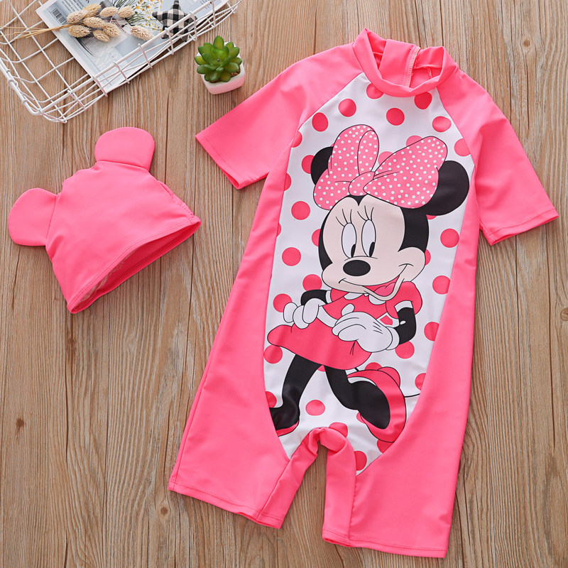 Girls' Swimsuit 2021 New Children's Yangpai Hot Spring Swimsuit Princess Korea ins Cute Children's Big Children
