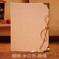 Тонкая конопляная веревка белого цвета