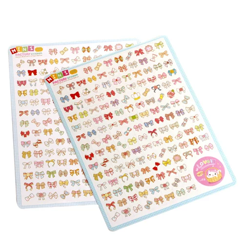 DIY Альбом ручной работы цветовой наклейка мини -дневниковая наклейка 2 Большой лист