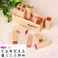 Деревянная печать для путешествий