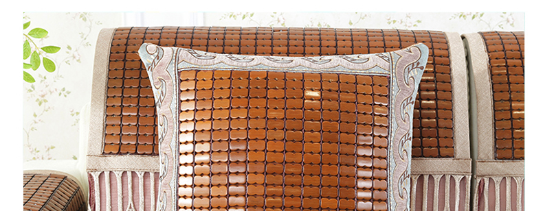 Mùa hè mạt chược gối gối mùa hè sofa mat đệm giường đệm đệm văn phòng eo không có lõi - Trở lại đệm / Bolsters gối và mền 2 trong 1