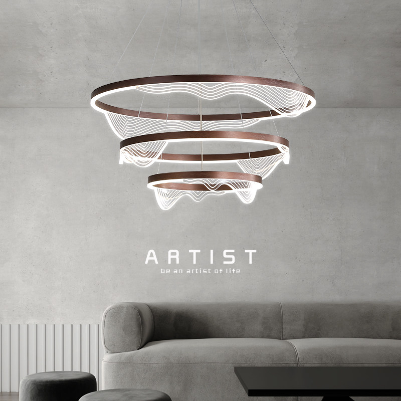 Living Room Chandelia Modern Minimalist Creative Personality Art Light Lavish Dining Room Lamp Nordic Atmosphere Home Led Bedroom Light