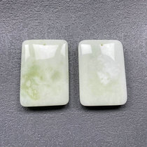 Natural old pit jade Xian Lantian jade safe and sound sign pendant terracotta warriors and horses living jade gift with certificate