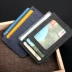 Túi thẻ siêu mỏng denim nam Thẻ chứng nhận thủy triều gói Phiên bản tiếng Hàn của túi giấy phép lái xe nữ bộ thẻ giấy phép lái xe kinh doanh bao da bóp tiền Chủ thẻ