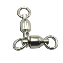 Blue Jade fishing tackle parent-child bearing swivel stainless steel 8-character ring connector fishing sea fishing gear accessories