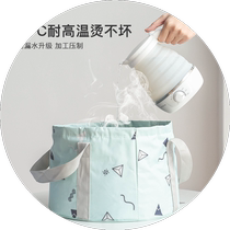 Foot bath bucket portable travel outdoor water basin foot bath bag over calf foot wash bucket foldable travel supplies