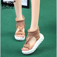 Dép nữ mùa hè dày đế bệt 2019 mới Hàn Quốc giày gió biển giản dị - Giày thể thao / sandles dép quai hậu nam 2021