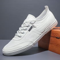 Summer Beijing old shoes men white casual shoes trend breathable lazy one foot shoes men canvas shoes