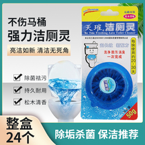 Tiancui brand blue clean toilet blue bubble toilet toilet cleaning bubble 24
