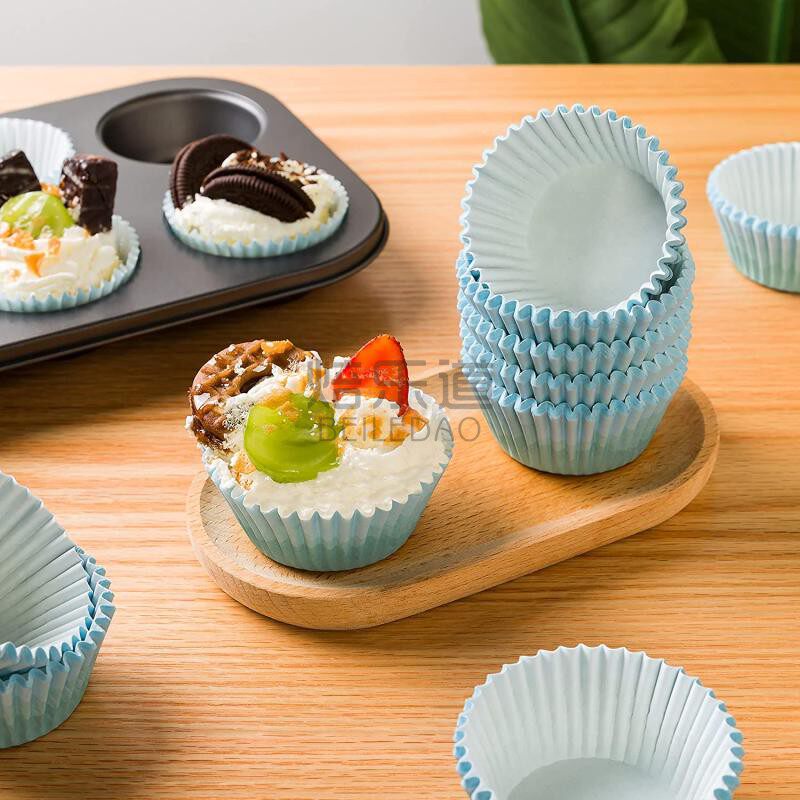High temperature resistant baking cake dessert Dim sum round bottom tray Baking tray Pastry paper tomafin paper cup 11cm150 only