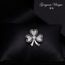 Elegant Elegant Womens Three Flower Pin Mini Pin Cardigan Fixed Buckle Buckle Decoration Simple Corsage