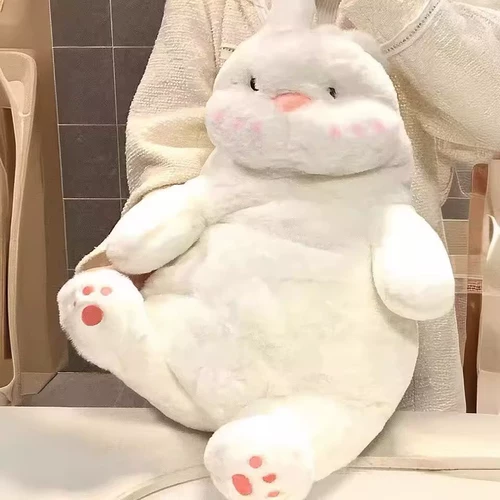 Милая подушка, плюшевый кролик, игрушка, тряпичная кукла для сна, белый кролик, подарок на день рождения