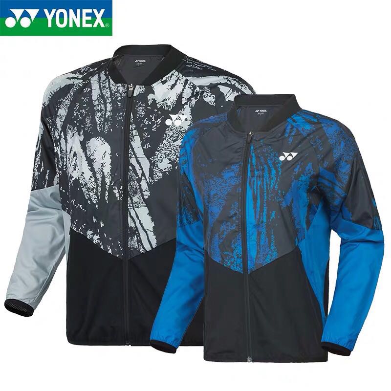YONEX Yunieks Spring and autumn men's long-sleeved jacket 150139BCR inner lining with two layers of sports ball jacket