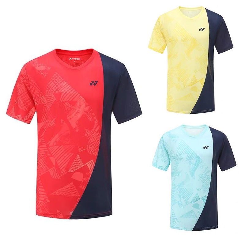 yy2020 Men's and men's speed dry badminton fitted with YONEX Yunicks game series sports short sleeve blouses