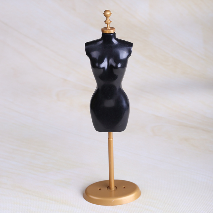 1: 6 phụ kiện búp bê đồ chơi hình người mẫu giá treo quần áo khung đứng thiết kế quần áo con búp bê