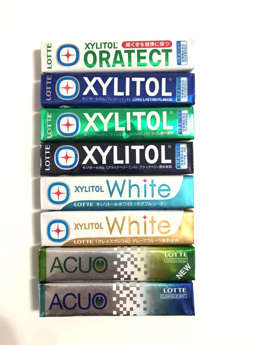 Spot Japanese LOTTE Letian xylxylxyl glycol gear goes to gum 14 granules packed with odor optional