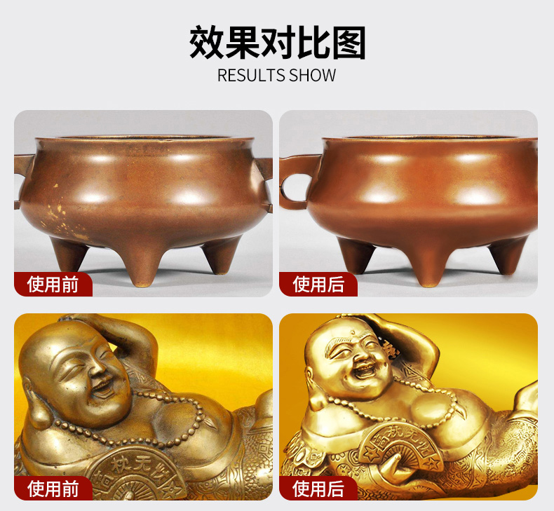 Chất tẩy rửa đồng thau nhập khẩu Hoa Kỳ để loại bỏ rỉ sét đồng, nước đồng, chất làm sáng khử nhiễm mạnh, dung dịch đánh bóng đồng - Phụ kiện chăm sóc mắt các loại nước giặt quần áo