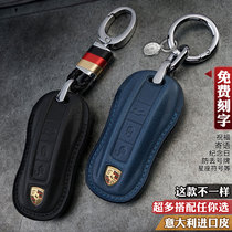 The application of Porsche key sets Cayenne new 911 Pa lame pulled all-inclusive premium automotive leather wallets shell buckle