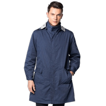 Silver coral double layer reinforced radiation protection coat silver fiber radiation protection overalls with hood unisex SHD028