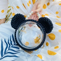 Cool Black Bear Bag (не -продукты) Отправить учебник+мяч украшения