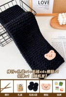 Черная 4 группа+игла палка+наклейка для медведя+подарочный пакет