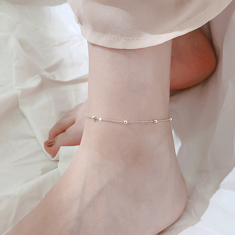 Bracelet de cheville Femme en Argenterie - Ref 3103911 Image 1